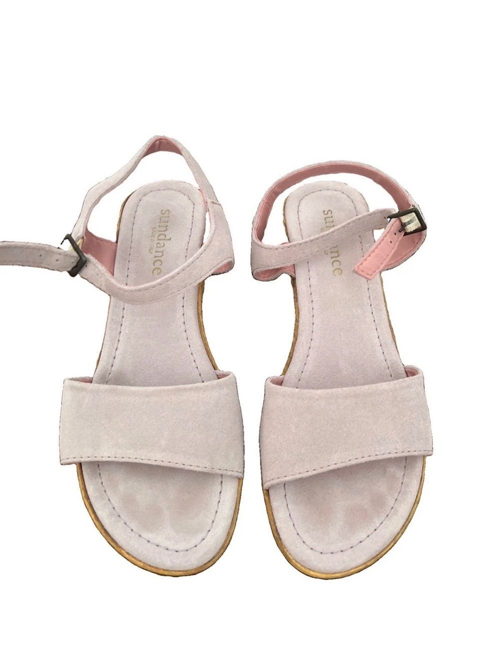 Sundance Pale lavender Suede women’s Ankle-Strap Sandals Sz.38
